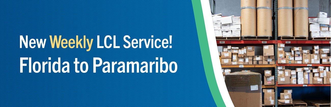 Suriname Weekly LCL Service Web Banner